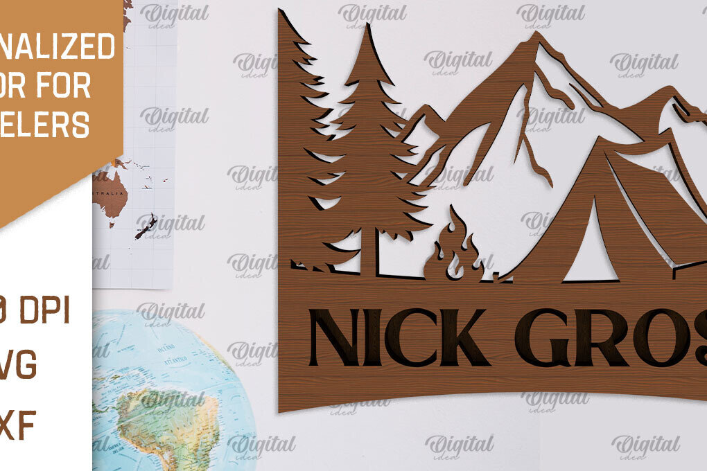 Intra απο ξύλο plywood 3mm-4mm πάχος – Προσωποποιημένη πινακίδα για Traveller Δίασταση  20x20 cm INTRAFABR-101514096