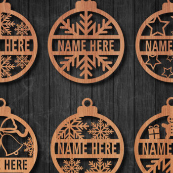 Intra απο ξύλο plywood 3mm-4mm πάχος – Εξατομικευμένα στολίδια Snowflakes Split Δίασταση  20x20 cm INTRAFABR-83139073 - Image 1