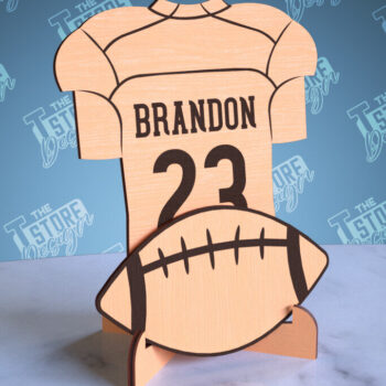 Intra απο ξύλο plywood 3mm-4mm πάχος – Εξατομικευμένη δέσμη λέιζερ αθλητικών φανελών Δίασταση 20x20 cm INTRAFABR-99931378 - Image 4