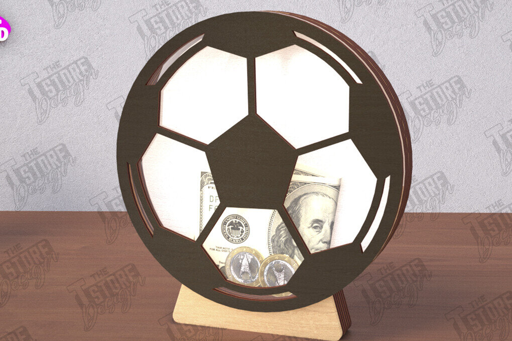 Intra απο ξύλο plywood 3mm-4mm πάχος – Προσωποποιημένος Αθλητικός Κουμπαράς |Ιδέα δώρου Δίασταση  20x20 cm INTRAFABR-112920536