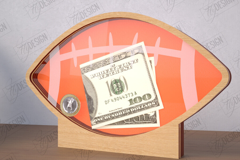 Intra απο ξύλο plywood 3mm-4mm πάχος – Εξατομικευμένος Αθλητικός Κουμπαράς| Κουτί χρημάτων Δίασταση  20x20 cm INTRAFABR-115495435