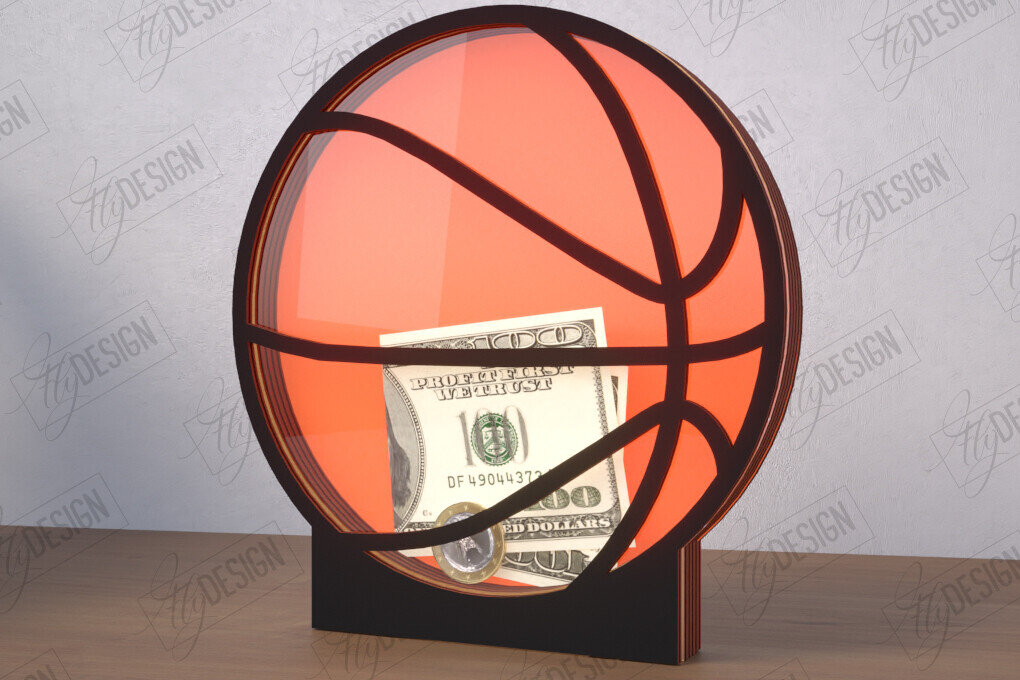 Intra απο ξύλο plywood 3mm-4mm πάχος – Εξατομικευμένος Αθλητικός Κουμπαράς| Κουτί χρημάτων Δίασταση  20x20 cm INTRAFABR-115495440