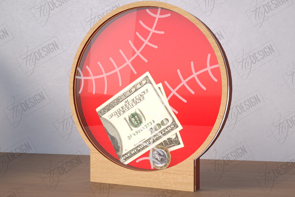 Intra απο ξύλο plywood 3mm-4mm πάχος – Εξατομικευμένος Αθλητικός Κουμπαράς| Κουτί χρημάτων Δίασταση  20x20 cm INTRAFABR-115495444