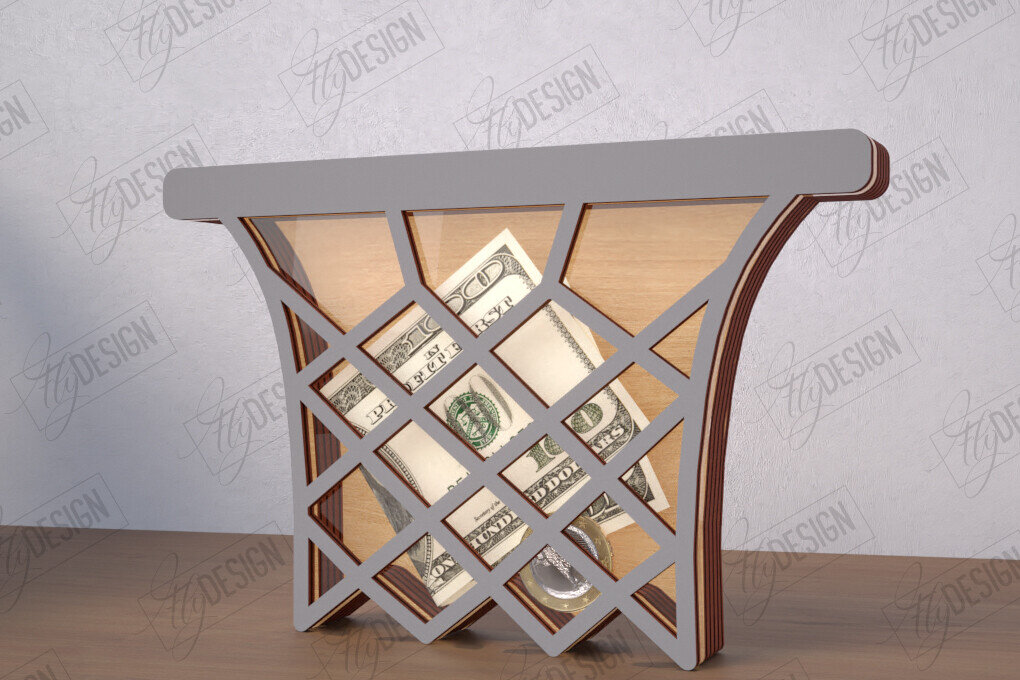 Intra απο ξύλο plywood 3mm-4mm πάχος – Εξατομικευμένος Αθλητικός Κουμπαράς| Κουτί χρημάτων Δίασταση  20x20 cm INTRAFABR-115495450