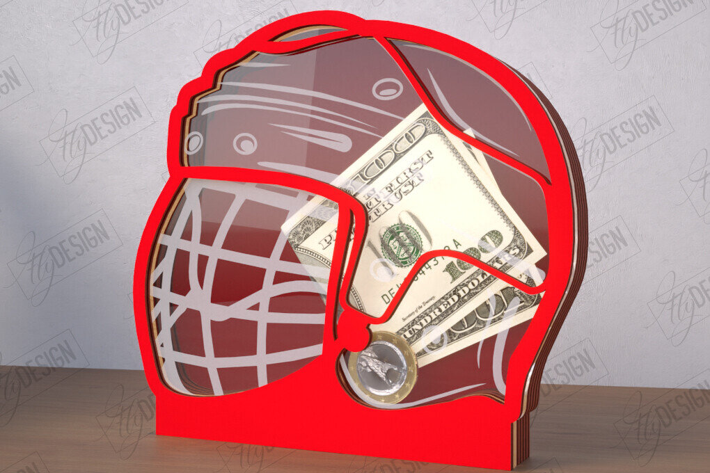 Intra απο ξύλο plywood 3mm-4mm πάχος – Εξατομικευμένος Αθλητικός Κουμπαράς| Κουτί χρημάτων Δίασταση  20x20 cm INTRAFABR-115495426