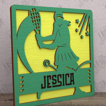 Intra απο ξύλο plywood 3mm-4mm πάχος – Εξατομικευμένη Αθλητική Διακόσμηση Πακέτο | CNC Δίασταση  20x20 cm INTRAFABR-113772054 - Image 4