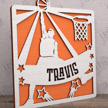 Intra απο ξύλο plywood 3mm-4mm πάχος – Εξατομικευμένη Αθλητική Διακόσμηση Πακέτο | CNC Δίασταση  20x20 cm INTRAFABR-113772054 - Image 6