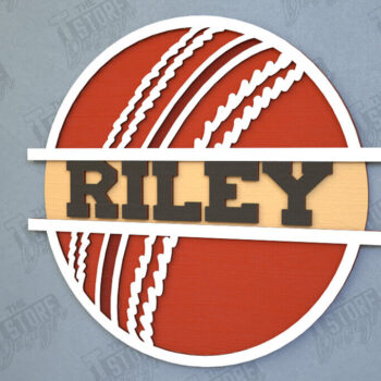 Intra απο ξύλο plywood 3mm-4mm πάχος – Εξατομικευμένη Αθλητική Διακόσμηση | Κρίκετ |CNC Δίασταση  20x20 cm INTRAFABR-115371474 - Image 1