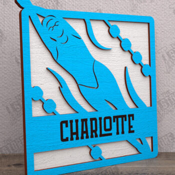 Intra απο ξύλο plywood 3mm-4mm πάχος – Εξατομικευμένη Αθλητική Διακόσμηση|Αθλητικό Μονόγραμμα Δίασταση 20x20 cm INTRAFABR-113771930 - Image 1