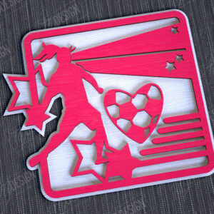 Intra απο ξύλο plywood 3mm-4mm πάχος – Εξατομικευμένη Αθλητική Διακόσμηση|Αθλητικό Μονόγραμμα Δίασταση 20x20 cm INTRAFABR-113921898