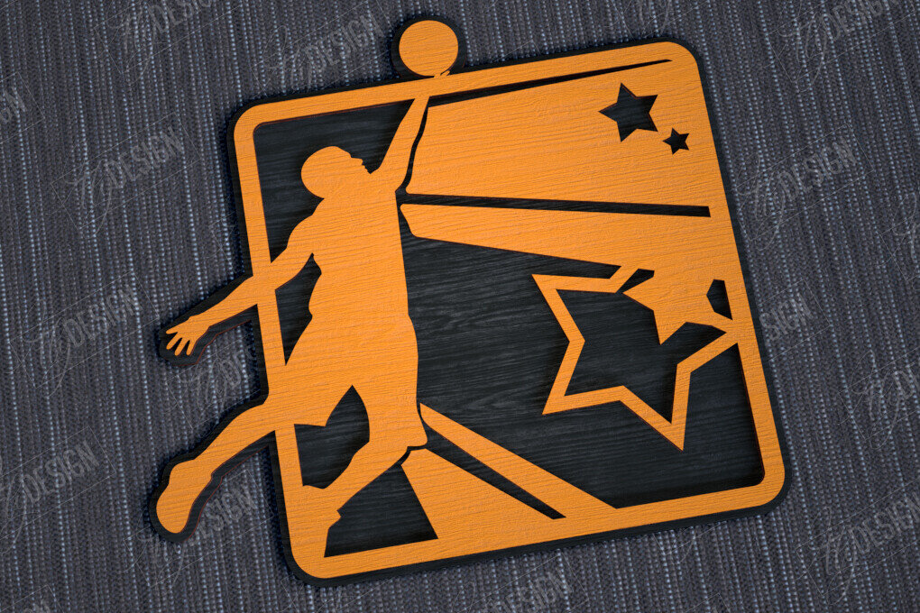 Intra απο ξύλο plywood 3mm-4mm πάχος – Εξατομικευμένη Αθλητική Διακόσμηση|Αθλητικό Μονόγραμμα Δίασταση  20x20 cm INTRAFABR-113921903