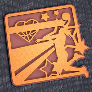 Intra απο ξύλο plywood 3mm-4mm πάχος – Εξατομικευμένη Αθλητική Διακόσμηση|Αθλητικό Μονόγραμμα Δίασταση 20x20 cm INTRAFABR-113921909