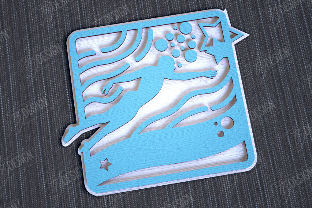 Intra απο ξύλο plywood 3mm-4mm πάχος – Εξατομικευμένη Αθλητική Διακόσμηση|Αθλητικό Μονόγραμμα Δίασταση  20x20 cm INTRAFABR-113921934