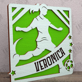 Intra απο ξύλο plywood 3mm-4mm πάχος – Εξατομικευμένη Αθλητική Διακόσμηση|Αθλητικό Μονόγραμμα Δίασταση  20x20 cm INTRAFABR-113771826 - Image 1