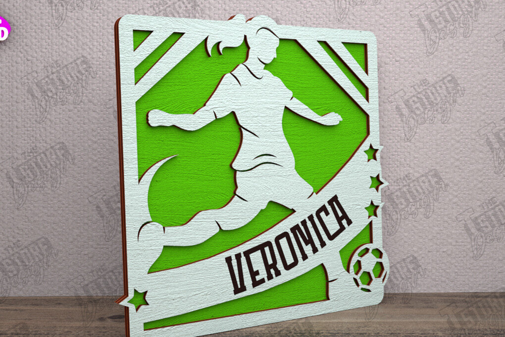 Intra απο ξύλο plywood 3mm-4mm πάχος – Εξατομικευμένη Αθλητική Διακόσμηση|Αθλητικό Μονόγραμμα Δίασταση  20x20 cm INTRAFABR-113771826