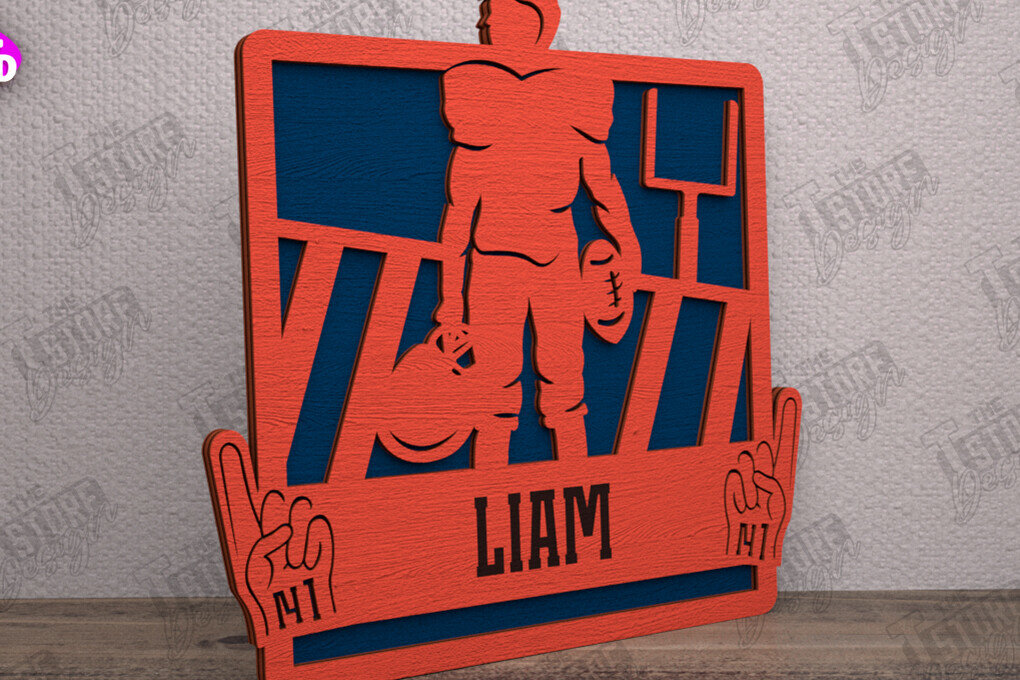 Intra απο ξύλο plywood 3mm-4mm πάχος – Εξατομικευμένη Αθλητική Διακόσμηση|Αθλητικό Μονόγραμμα Δίασταση  20x20 cm INTRAFABR-113771897