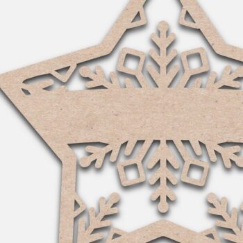 Intra απο ξύλο plywood 3mm-4mm πάχος – Εξατομικευμένα Χριστουγεννιάτικα Αρχεία Laser Δίασταση  20x20 cm INTRAFABR-20704556 - Image 2