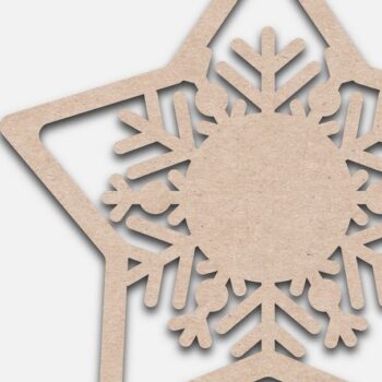 Intra απο ξύλο plywood 3mm-4mm πάχος – Εξατομικευμένα Χριστουγεννιάτικα Αρχεία Laser Δίασταση  20x20 cm INTRAFABR-20704556 - Image 6