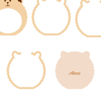 Intra απο ξύλο plywood 3mm-4mm πάχος – Προσωποποιημένο Sweet Box Bundle Σετ 4 τεμαχίων Δίασταση  20x20 cm INTRAFABR-27092258 - Image 7