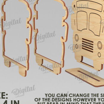 Intra απο ξύλο plywood 3mm-4mm πάχος – Personalized Teacher Token Jar Laser Δίασταση  20x20 cm INTRAFABR-119903454 - Image 2