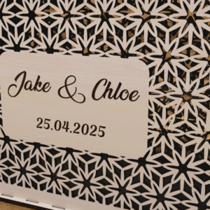 Intra απο ξύλο plywood 3mm-4mm πάχος – Εξατομικευμένα κουτιά για κάρτες γάμου Δίασταση 20x20 cm INTRAFABR-115721292