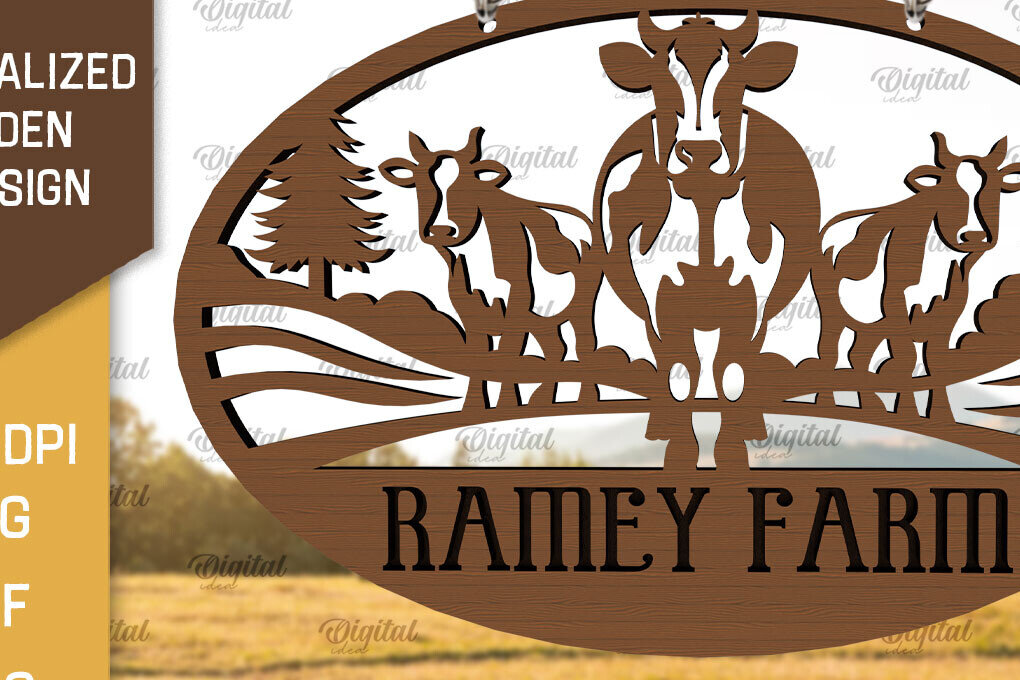 Intra απο ξύλο plywood 3mm-4mm πάχος – Εξατομικευμένη ξύλινη πινακίδα φάρμας Δίασταση  20x20 cm INTRAFABR-98219071