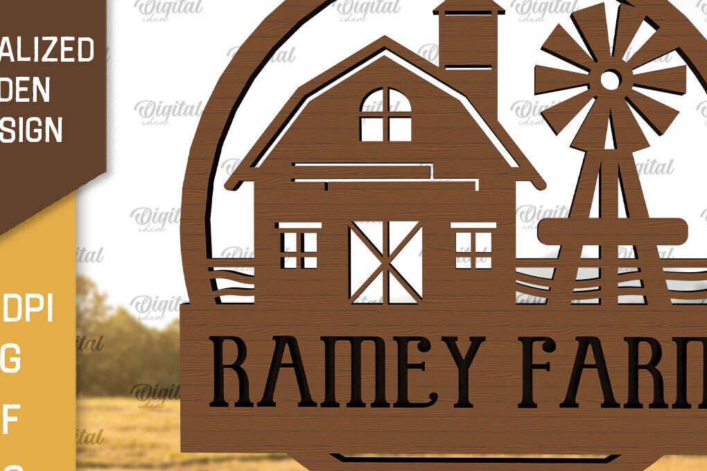 Intra απο ξύλο plywood 3mm-4mm πάχος – Εξατομικευμένη ξύλινη πινακίδα φάρμας Δίασταση  20x20 cm INTRAFABR-98218632