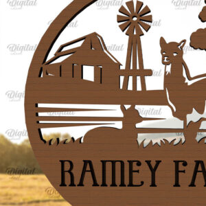 Intra απο ξύλο plywood 3mm-4mm πάχος – Εξατομικευμένη ξύλινη πινακίδα φάρμας Δίασταση  20x20 cm INTRAFABR-98218894