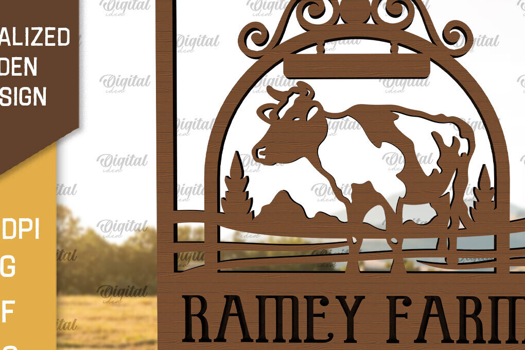 Intra απο ξύλο plywood 3mm-4mm πάχος – Εξατομικευμένη ξύλινη πινακίδα φάρμας Δίασταση  20x20 cm INTRAFABR-98218582