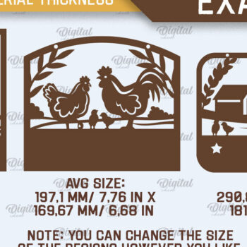 Intra απο ξύλο plywood 3mm-4mm πάχος – Εξατομικευμένη ξύλινη πινακίδα φάρμας Δίασταση  20x20 cm INTRAFABR-98218582 - Image 2