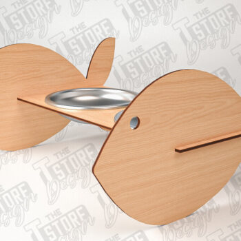 Intra απο ξύλο plywood 3mm-4mm πάχος – Κοπή λέιζερ βάσης τροφοδοσίας κατοικίδιων | Pet Design Δίασταση  40x30 cm INTRAFABR-84279397 - Image 7