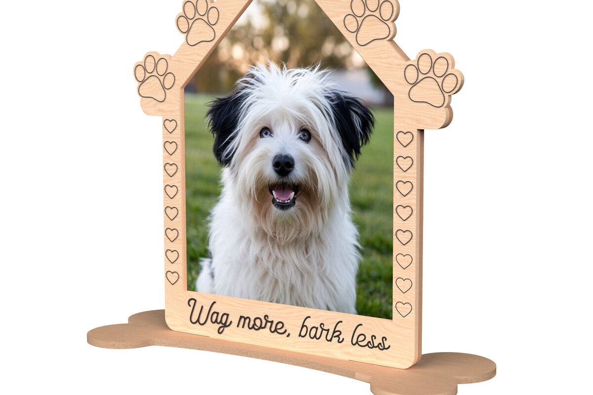 Intra απο ξύλο plywood 3mm-4mm πάχος – Αρχείο Κορνίζας Pet House Δίασταση  20x20 cm INTRAFABR-110382243