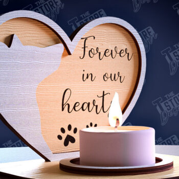 Intra απο ξύλο plywood 3mm-4mm πάχος – δέσμης θήκης κεριών Memorial Pet Δίασταση 20x20 cm INTRAFABR-95357554 - Image 5