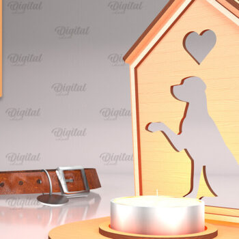 Intra απο ξύλο plywood 3mm-4mm πάχος – Pet Memorial Candle Holders Bundle Δίασταση  20x20 cm INTRAFABR-94587493 - Image 4
