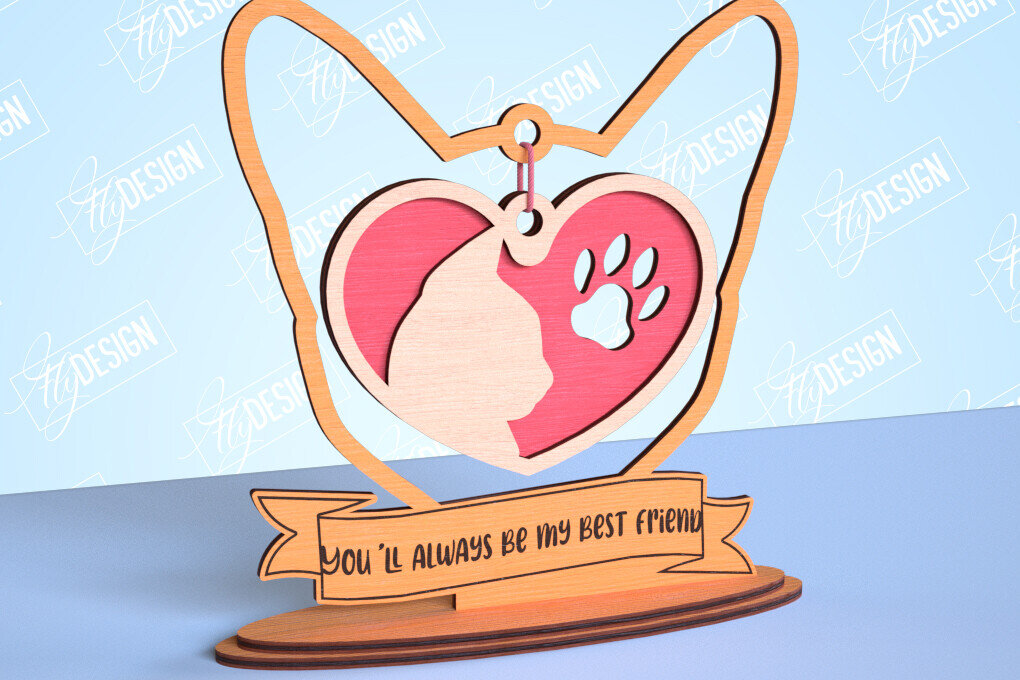 Intra απο ξύλο plywood 3mm-4mm πάχος – Μνημείο κατοικίδιων κρεμαστή καρδιά | Κατοικία Κατοικίδια Δίασταση  20x20 cm INTRAFABR-99262217