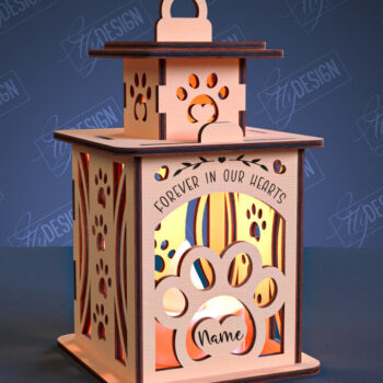 Intra απο ξύλο plywood 3mm-4mm πάχος – Πακέτο κοπής Laser Laser Memorial Pet Memorial Δίασταση 20x20 cm INTRAFABR-99068519 - Image 5