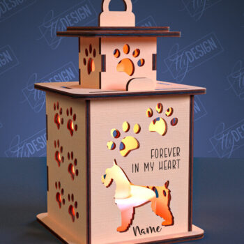 Intra απο ξύλο plywood 3mm-4mm πάχος – Πακέτο κοπής Laser Laser Memorial Pet Memorial Δίασταση 20x20 cm INTRAFABR-99068519 - Image 8