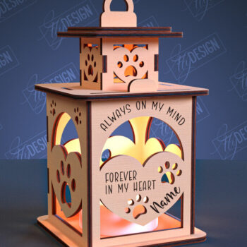 Intra απο ξύλο plywood 3mm-4mm πάχος – Πακέτο κοπής Laser Laser Memorial Pet Memorial Δίασταση 20x20 cm INTRAFABR-99068519 - Image 9