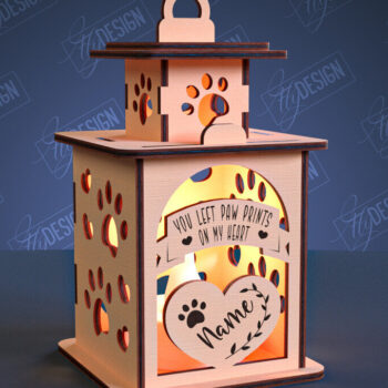 Intra απο ξύλο plywood 3mm-4mm πάχος – Πακέτο κοπής Laser Laser Memorial Pet Memorial Δίασταση 20x20 cm INTRAFABR-99068519 - Image 10