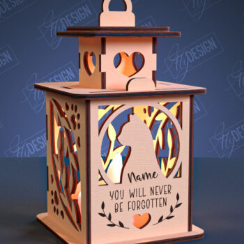 Intra απο ξύλο plywood 3mm-4mm πάχος – Πακέτο κοπής Laser Laser Memorial Pet Memorial Δίασταση 20x20 cm INTRAFABR-99068519 - Image 11