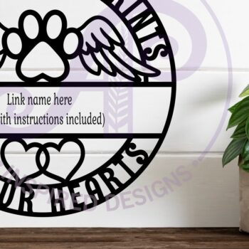 Intra απο ξύλο plywood 3mm-4mm πάχος – Πινακίδα τέχνης τοίχου με όνομα κατοικίδιο ζώο, Δίασταση 40x30 cm INTRAFABR-120770297 - Image 3