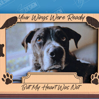 Intra απο ξύλο plywood 3mm-4mm πάχος – Πακέτο λέιζερ με κορνίζα φωτογραφιών κατοικίδιων ζώων Memorial Δίασταση 20x20 cm INTRAFABR-96576181 - Image 10