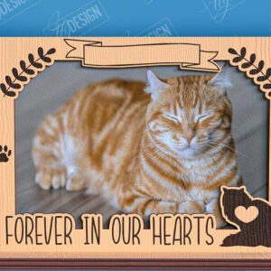 Intra απο ξύλο plywood 3mm-4mm πάχος – λέιζερ κορνίζας φωτογραφιών κατοικίδιων ζώων Memorial Δίασταση 20x20 cm INTRAFABR-96576021