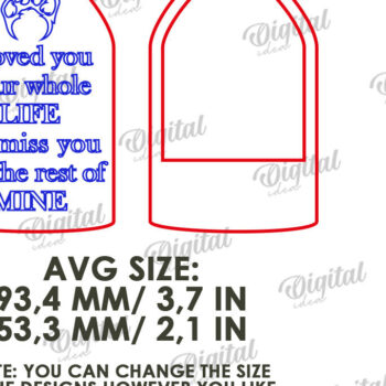 Intra απο ξύλο plywood 3mm-4mm πάχος – Pet Memorial Wind Chime Cut Laser Δίασταση  20x20 cm INTRAFABR-122058400 - Image 2
