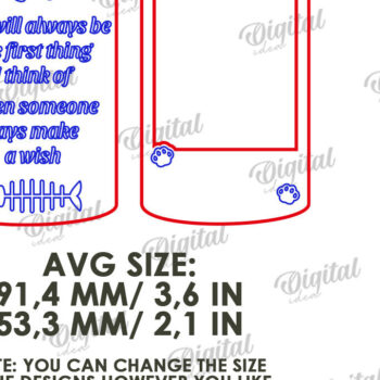 Intra απο ξύλο plywood 3mm-4mm πάχος – Pet Memorial Wind Chime Cut Laser Δίασταση  20x20 cm INTRAFABR-122058623 - Image 2