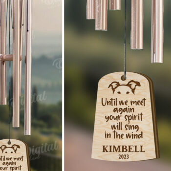 Intra απο ξύλο plywood 3mm-4mm πάχος – Pet Memorial Wind Chimes Bundle Δίασταση  20x20 cm INTRAFABR-119670935 - Image 11