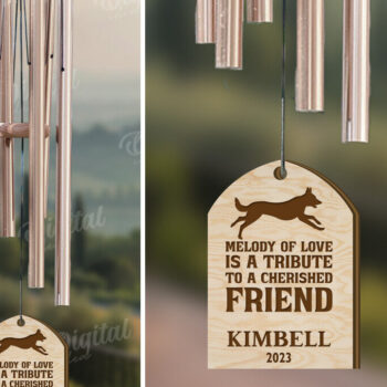 Intra απο ξύλο plywood 3mm-4mm πάχος – Pet Memorial Wind Chimes Bundle Δίασταση  20x20 cm INTRAFABR-119670935 - Image 15