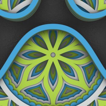 Intra απο ξύλο plywood 3mm-4mm πάχος – Pet Paw 3D Layered Paper Cut, Dog Paw 3D Δίασταση  20x20 cm INTRAFABR-29288875 - Image 9