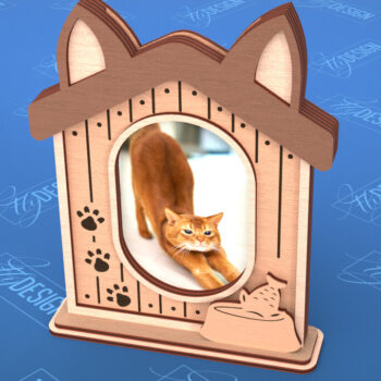 Intra απο ξύλο plywood 3mm-4mm πάχος – Κορνίζα για κατοικίδια | Home Pet | Καλύτερος φίλος Δίασταση  20x20 cm INTRAFABR-101708526 - Image 1