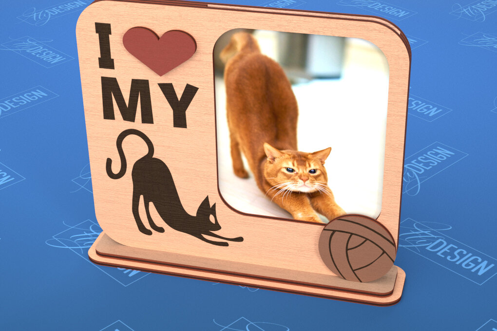 Intra απο ξύλο plywood 3mm-4mm πάχος – Κορνίζα για κατοικίδια | Home Pet | Καλύτερος φίλος Δίασταση  20x20 cm INTRAFABR-101708215